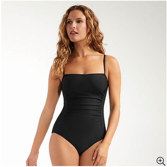Lands End swimsuit black Hermosa - Picture 1 of 5